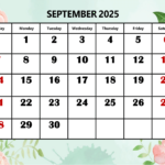 September 2025 Calendar Printable Pdf Template With Holidays Intended For September 2025 Calendar Holidays