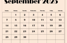 September 2025 Calendar Printable Pdf Template With Holidays intended for September Schedule 2025 Printable