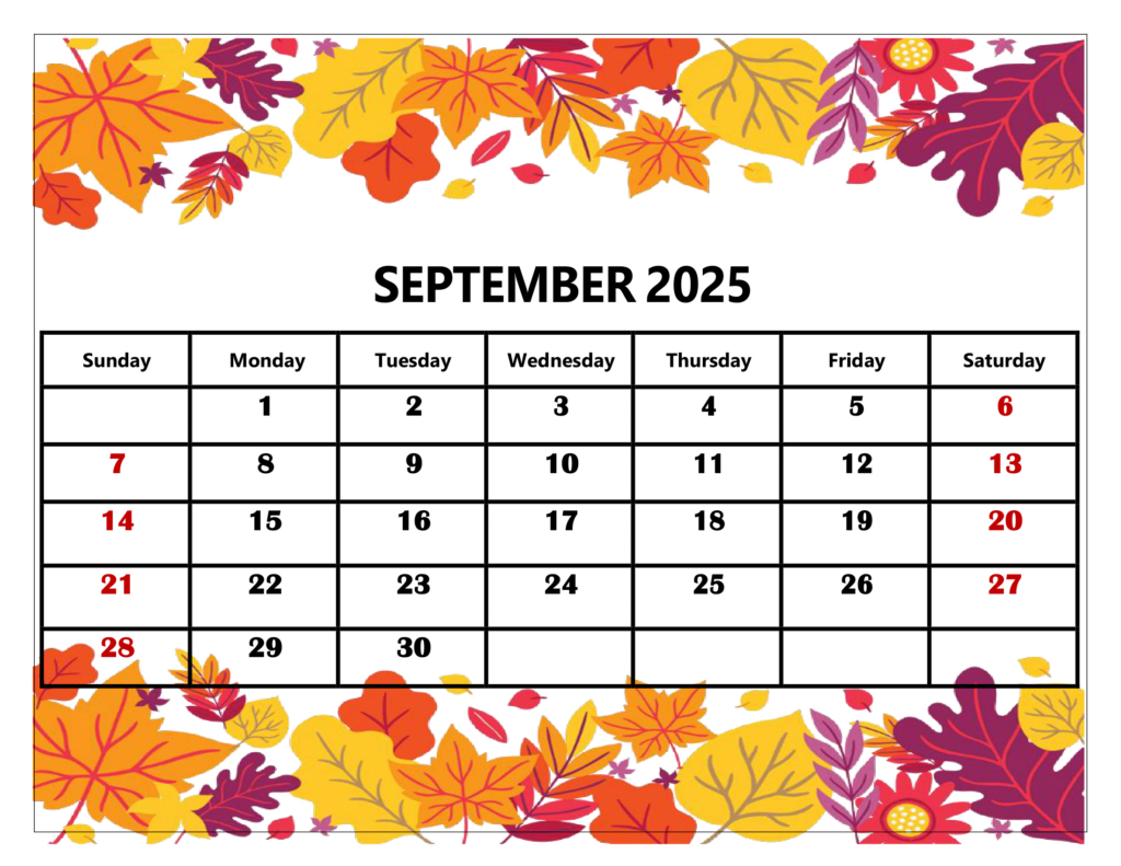 September 2025 Calendar Printable Pdf Template With Holidays Throughout 2025 September Calendar With Holidays Printable September 2025 Calendar Printable Pdf Template With Holidays Throughout 2025 September Calendar With Holidays Printable