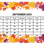 September 2025 Calendar Printable Pdf Template With Holidays Throughout 2025 September Calendar With Holidays Printable