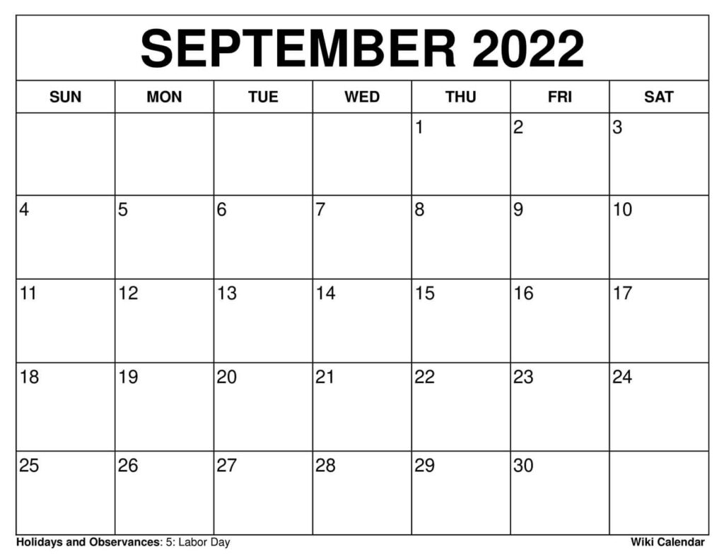 September 2025 Calendar   Printable Templates & More Inside September Calendar Printable