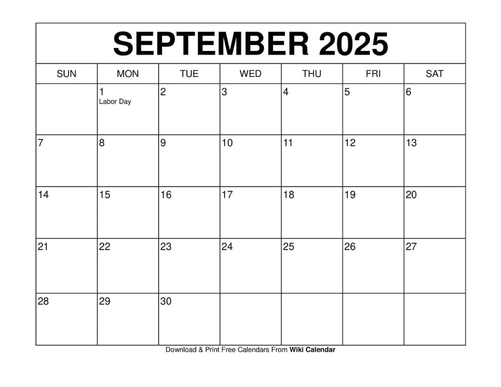 September 2025 Calendar Printable Templates & More With National Calendar September 2025 September 2025 Calendar Printable Templates & More With National Calendar September 2025