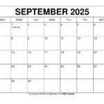 September 2025 Calendar   Printable Templates & More With National Calendar September 2025