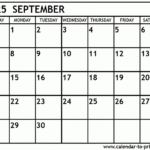 September 2025 Calendar Printable With Google Calendar September 2025