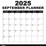 September 2025 Calendar. Week Starts On Monday. Blank Calendar Pertaining To Calendar Week September 2025