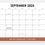 September 2025 Calendar With Holidays, Printable Dated September Inside September 2025 Calendar With Holidays English