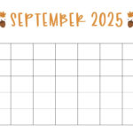 September 2025 Calendars   107 Free Printables | Printabulls With Regard To September Calendar 2025 Printable Cute