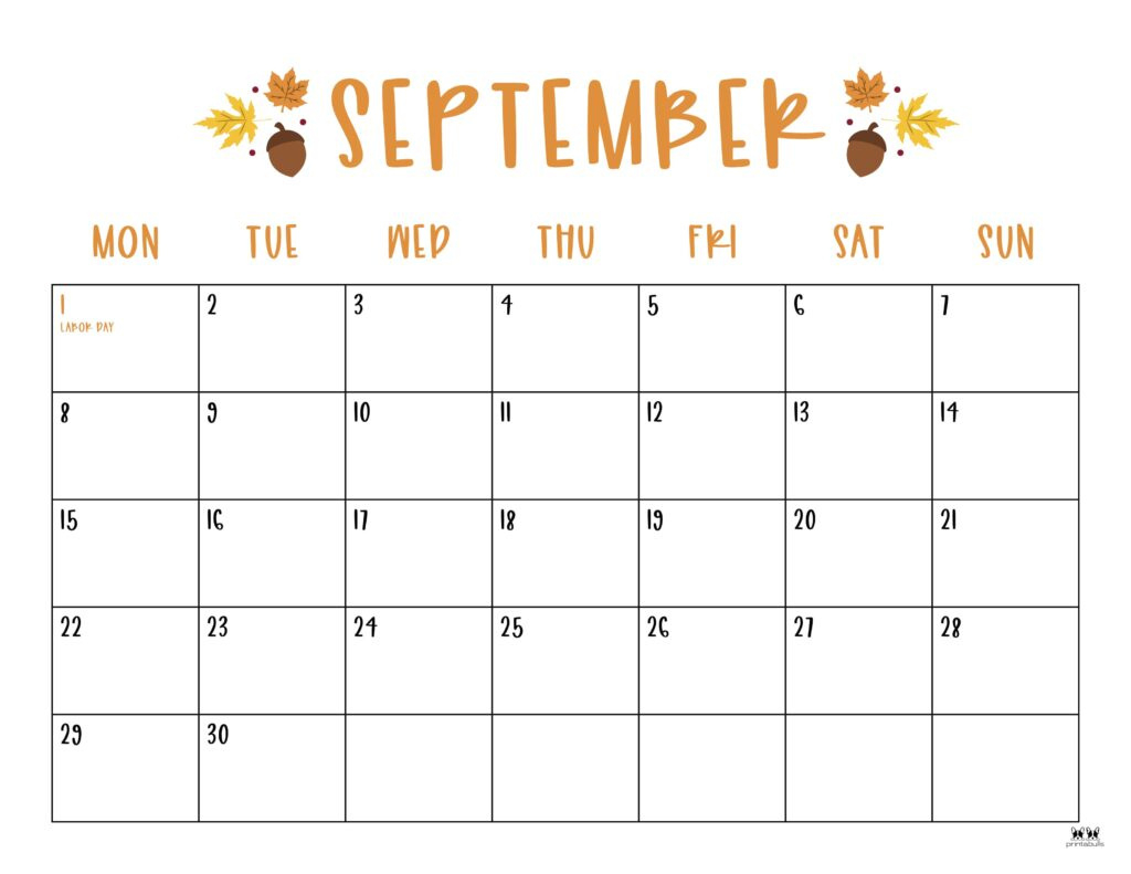 September 2025 Calendars 107 Free Printables | Printabulls With September Printable Calendar September 2025 Calendars 107 Free Printables | Printabulls With September Printable Calendar