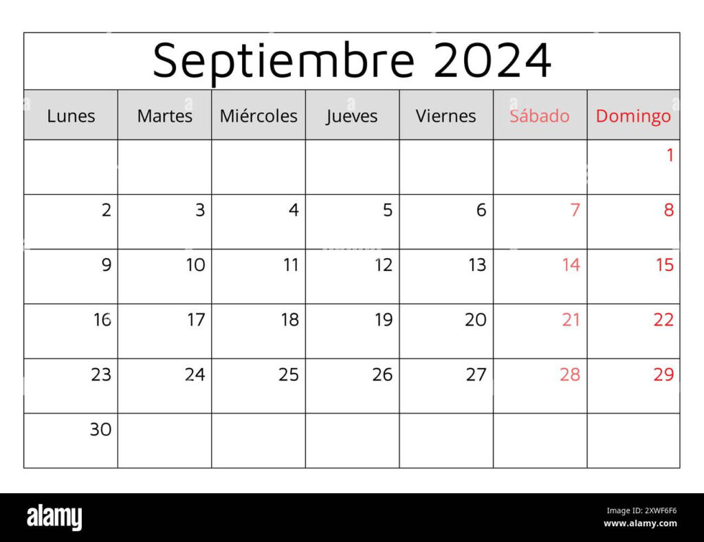 September Month In Spanish Calendar Fotos Und Bildmaterial In For September 2025 Calendar Spanish September Month In Spanish Calendar Fotos Und Bildmaterial In For September 2025 Calendar Spanish