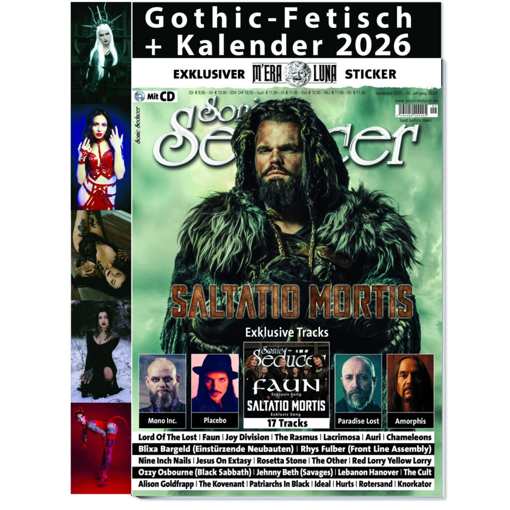 Sonic Seducer 09 2025 + Gothic Fetisch Kalender 2026 + M'Era Luna For Luna September 2025 Sonic Seducer 09 2025 + Gothic Fetisch Kalender 2026 + M'Era Luna For Luna September 2025