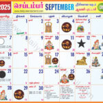 Tamil Calendar September 2025 | செப்டெம்பர் 2025 Intended For September Daily Calendar 2025 Tamil
