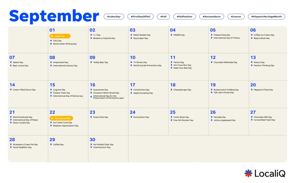 Your Essential 2025 Marketing Calendar Template | Localiq In Calendar Labs September 2025 Your Essential 2025 Marketing Calendar Template | Localiq In Calendar Labs September 2025
